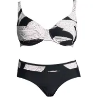 LASCANA Bikini svart / vit