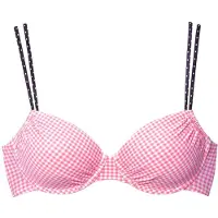 Buffalo Bikiniöverdel 'Florida' rosa / svart / vit
