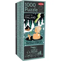 Tactic Puzzle Lovers Come to Finland Sauna, Sisu since 1917 1000 pcs puzzle
