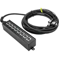 Omnitronic MUS-810 Stagebox 10 m Antal ingångar:8 x Antal utgångar:8 x