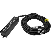 Omnitronic MUS-820 Stagebox 20 m Antal ingångar:8 x Antal utgångar:8 x