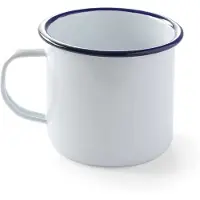 Super Merchant Emaljerad mugg med handtag, vit, 520 ml, Hendi 621301