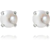 Caroline Svedbom Classic Stud örhängen pearl rhodium