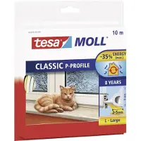 TESA tesamoll gummipackning Classic P-PROFILE Vit 1 st