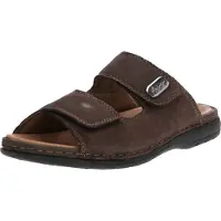 Rieker Pantolette mörkbrun / silver