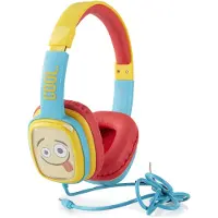 OTL EMOJI Hörlur Flip'N'Switch Junior On-Ear Trådad Blå 85dB