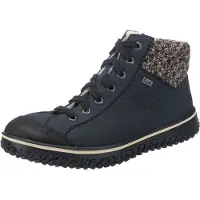 Rieker Stövlett med snörning nattblå / brunmelerad / svart / off-white