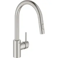 GROHE Concetto, Utdrag, Rostfritt stål, Dörrhandtag, Enkel, Typ U, Keramik
