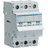 Hager Strömbrytare Flerfärgad 3-polig 80 A 3 NO 400 V SBN380