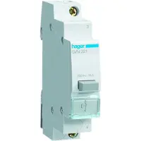 Hager Trykknap 16A 1Br For Din-skinne