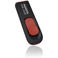 ADATA Classic Series C008 - USB flash-enhet - 64 GB - USB 2.0 - svart, röd