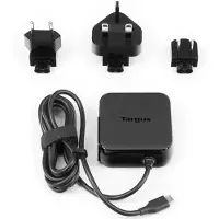 Targus Universal - Strömadapter - 45 Watt - 3 A (USB-C) - svart