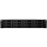 Synology RX1217 - Kabinett för lagringsenheter - 12 fack (SATA-600) - kan monteras i rack - 2U