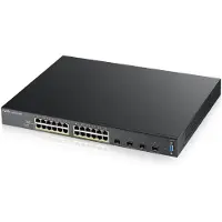 Zyxel 24p Gbe Poe L2 Managed 4x10g Switch