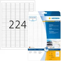 Herma Etiketter Inkjet A4 | 25,4 x 8,5mm | 8830 | vit | 5.600st