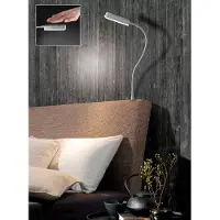 FISCHER&HONSEL GMBH LED vägglampa Raik, dimbar, Aluminium / grå / zink, Sovrum, Metall, Modern, LED-vägglampa, vägglampa inomhus