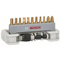 Bosch Bitssats för skruvmejsel Max Grip 2608522128; 12 st.