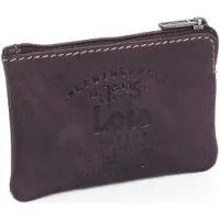 Lois for man. 11002-02 Leather wallet 11002 brown (OSFA), Casual
