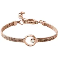 Skagen armband Elin Rose Gold Tone Crystal Bracelet SKJ0851791