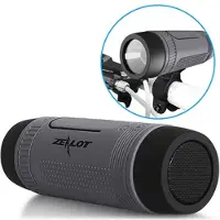ZEALOT S1 6-i-1 Multifunktionell Portabel Högtalare med Bluetooth - Mörkgrå