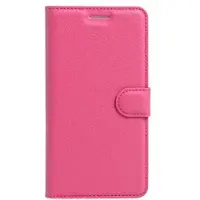 Mtp Products iPhone 7/8/SE (2020)/SE (2022) Textured Plånboksfodral - Varmrosa