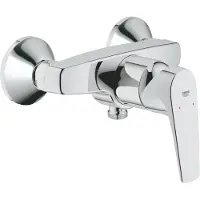 GROHE BauFlow blandare med tvågreb till dusch, väggmonterad