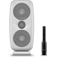 IK Multimedia iLoud MTM - Bildskärmshögtalare - 100 Watt - 2-vägs - vit