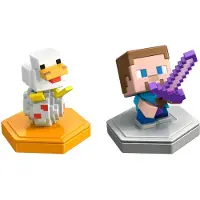 Mattel Earth Boost Mini Figur 2-Pack, NFC Chip för Spel med Earth