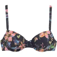 LASCANA Bikiniöverdel 'Malia' antracit / korall