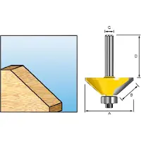 Makita D-09488 Vinkelkantfräs Längd 42 mm