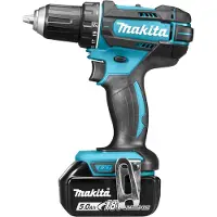 Makita DDF482RTJ 18V LI-ION Compact Drill - inkl. 2 x 5Ah-batterier, laddare, MAKPAC Box