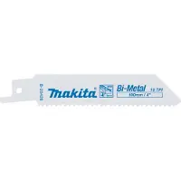 Makita B-20426, Figursågblad, Metall, Trä, Bimetall, Blå, 10 cm, 5 styck