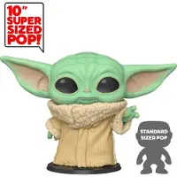 Funko POP! Stjärnornas Krig Yoda Mandalorian The Child-figur 25 Cm
