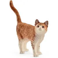 Schleich Djur - Stående Katt - H: 5,6 cm 13836 - - One Size - Leksaksdjur