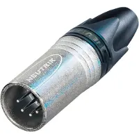 Neutrik NC5MXX XLR-kontakter Kontakt hane rak Antal poler: 5 Silver 1 st