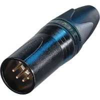 Neutrik NC5MXX-B XLR-kontakter Kontakt hane rak Antal poler: 5 Svart 1 st