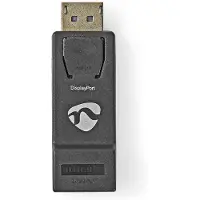 Nedis Displayport-adapter | DisplayPort Hane | HDMI(tm) Utgång | 1080p@60Hz | Nickelplaterad | Rak | Rund | ABS | ABS | Svart | Låda