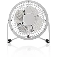 Nedis - Fläkt - bord - 10 cm - vit