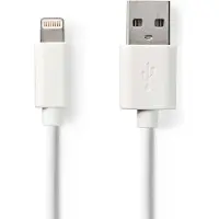 Nedis Apple 8-stifts Lightning-kabel Till Usb-a Hane Usb 2.0 48 Mbps Nickelpläterad Pvc 2 M
