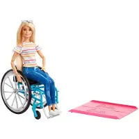 Barbie Fashionista docka med rullstol