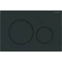 Geberit Sigma20 serviceplatta - 246x164x12mm svart