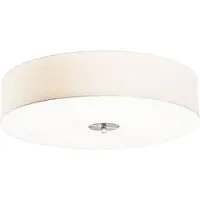 QAZQA Rustik taklampa vit 50 cm - Drum Jute