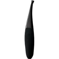 Huismerk - klitorisstimulator vibrator uppladdningsbar vattentät svart