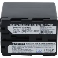 123accu Batteri till Kamera för Sony DCR-DVD101, DCR-TRV730, CCD-TRV208 m.fl.