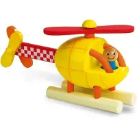 Janod Helikopter m. Magneter - - One Size - Magnetiska leksaker