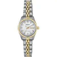 Armitron dam 75/2475MOP kta kristallaccent tvfrgad armbandsklocka