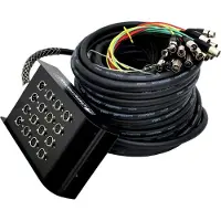 Omnitronic XLR/XLR Multicore Kabel 30 m Antal ingångar:12 x Antal utgångar:4 x