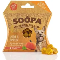 Soopa Bites med pumpa och morot hundgodis (50 g)