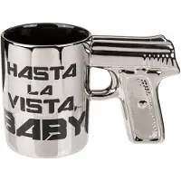 24.Se Mugg med pistolgrepp - Hasta la vista baby