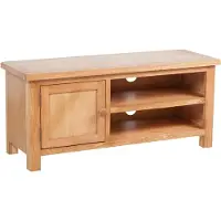 vidaXL TV-bänk 103 x 36 x 46 cm massiv ek